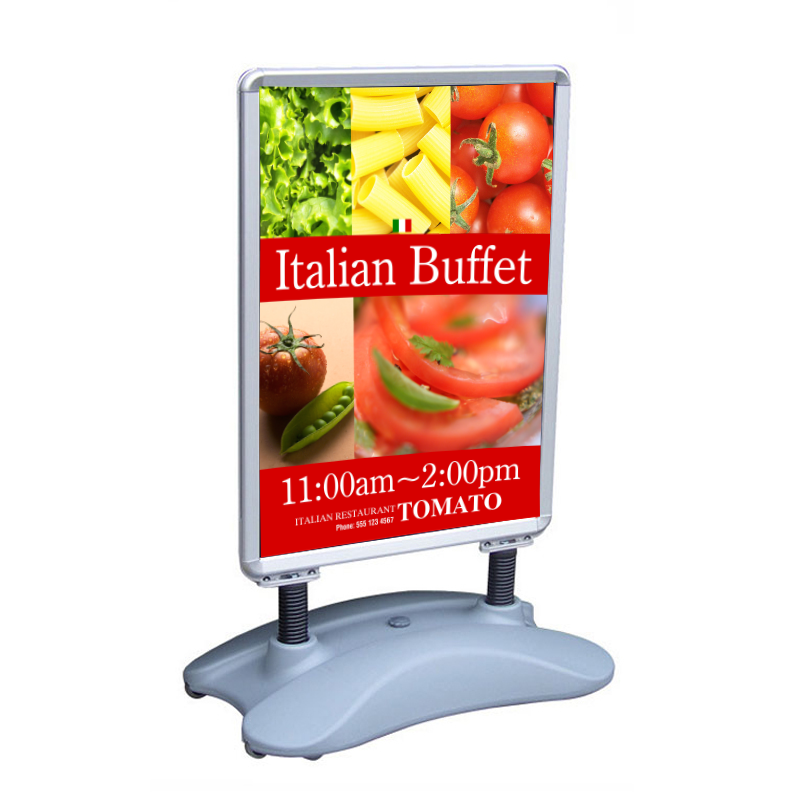 Outdoor Sidewalk Sign (Water Filled Base) – Visual Click